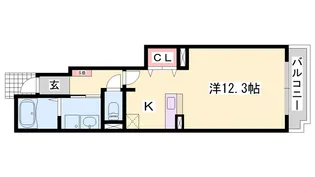 ワイズ コンブリオⅤ【1階】の間取り