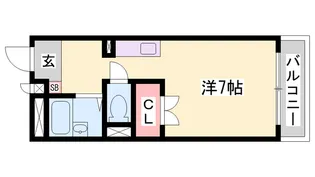 サンフレッチェ南条【B106号室】の間取り
