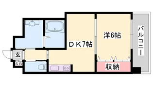 エイジングコート姫路【405号室】の間取り