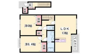 エテルネルB【2階】の間取り
