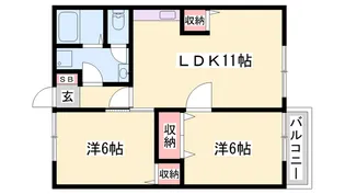 リュミエール【1階】の間取り