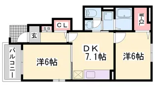 ステラテレーノ【1階】の間取り
