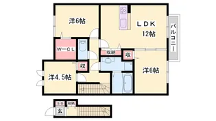 メゾン・ドール【2階】の間取り