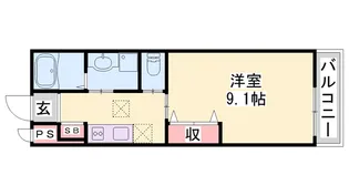 フェリーチェ【1階】の間取り