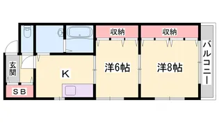 フレシール土山【3階】の間取り