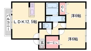 プランデスポワール【1階】の間取り