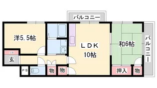 Leeハイツ【103号室】の間取り