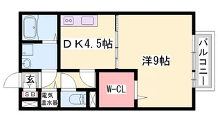 レイツコート柴田【1階】の間取り