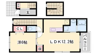 アーバンヒルズ【3階】の間取り
