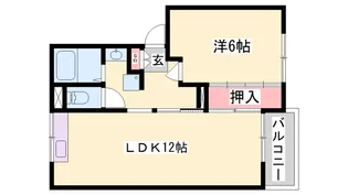 エステートパレスB【302号室】の間取り
