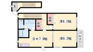 オーブリーT・Y【2階】の間取り