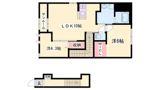 グリーンハーベスト【2階】の間取り