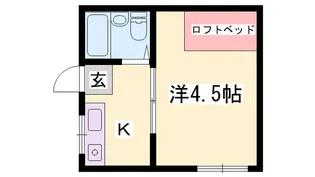 シティコーポ今宿【2階】の間取り
