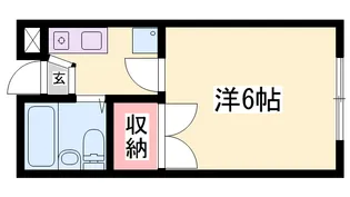 スリーウッド【206号室】の間取り