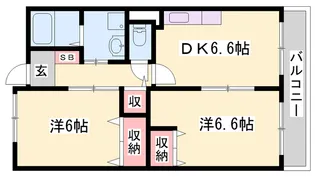 クインシ—15【2階】の間取り