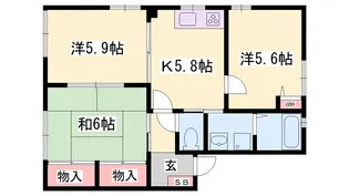 フォーレス東南【1階】の間取り