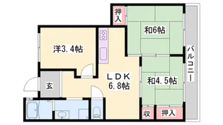 鈴木ビル【2階】の間取り