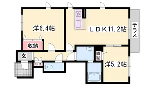 MAST COURT浜の宮【B105号室】の間取り