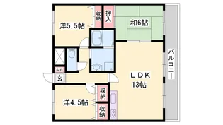 コージーコートM【305号室】の間取り