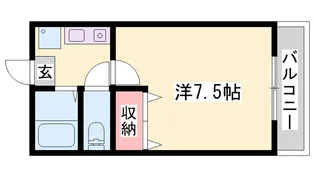 アムールMI中地【3階】の間取り