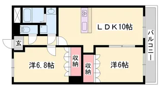 プランドール【2階】の間取り