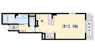 ラ カンパネラ【1階】の間取り