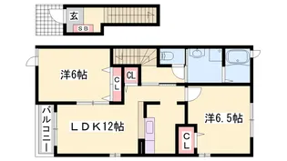 アドバンス栄【2階】の間取り