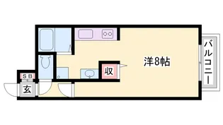 カルム・モリ【102号室】の間取り