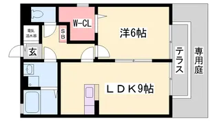 グランフォートA棟【202号室】の間取り