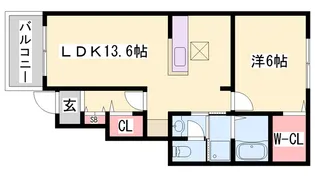 ヴィオラ【101号室】の間取り