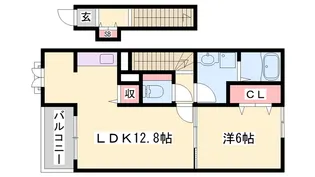グランツ メゾンⅢ【2階】の間取り