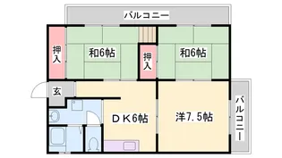 コーポラスエル【5階】の間取り