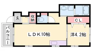 グランツ メゾンⅢ【1階】の間取り