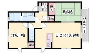 ハイムエルピスⅠ【2階】の間取り