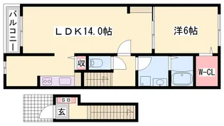 グロリア【2階】の間取り