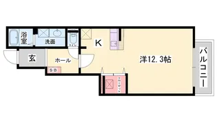 メゾン・カルムⅠ【101号室】の間取り