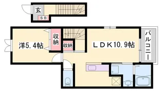 アマルフィ37【2階】の間取り