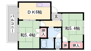 プリムローズ C棟【102号室】の間取り