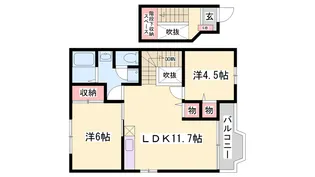 プロムナード【201号室】の間取り