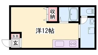 高砂竜山ビル【107号室】の間取り