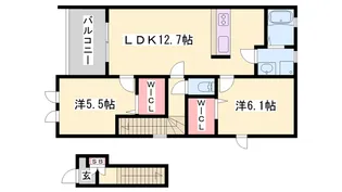 ステラ コート1番館【2階】の間取り