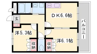 エスポワール青山【2階】の間取り