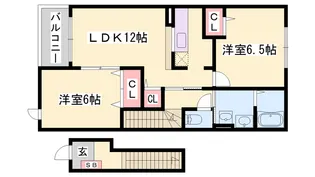 アンジェリカⅠ【2階】の間取り