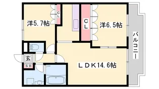 メゾンレフォルテ【2階】の間取り