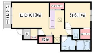 Y.R.M レジデンス【1階】の間取り