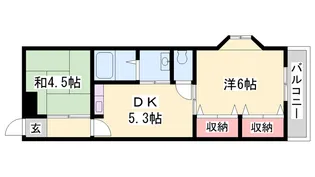 トラミッド友栄【201号室】の間取り