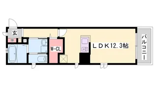 グランツ北条【305号室】の間取り