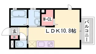 ハマナス フォレスト【201号室】の間取り