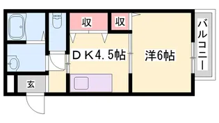 クルールアヴニール【205号室】の間取り