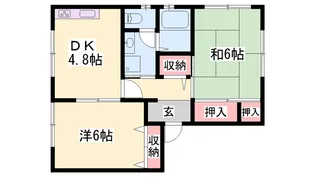 プラチナコート横尾【A201号室】の間取り